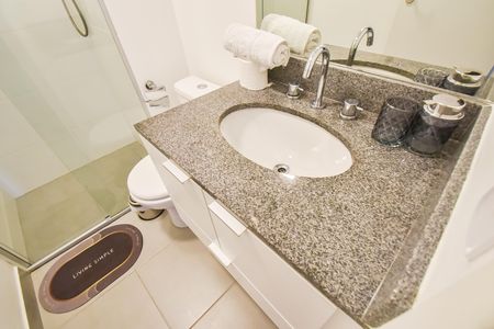 Studio para alugar com 25m², 1 quarto e sem vaga Studio para alugar com 25m², 1 quarto e sem vagaBanheiro
