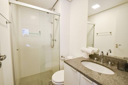 Studio para alugar com 25m², 1 quarto e sem vaga Studio para alugar com 25m², 1 quarto e sem vagaBanheiro