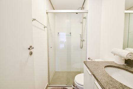 Studio para alugar com 25m², 1 quarto e sem vaga Studio para alugar com 25m², 1 quarto e sem vagaBanheiro