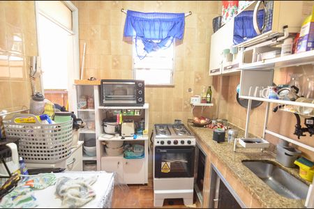 Cozinha de apartamento à venda com 3 quartos, 80m² em Andaraí, Rio de Janeiro