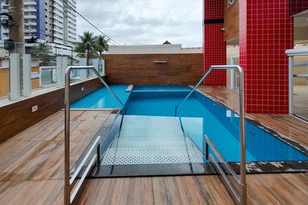 Área comum - Piscina de apartamento para alugar com 2 quartos, 74m² em Aviação, Praia Grande