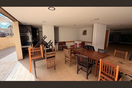 Área comum - Churrasqueira de apartamento para alugar com 3 quartos, 65m² em Vila Alzira, Aparecida de Goiânia