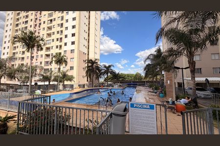 Área comum - Piscina de apartamento para alugar com 3 quartos, 65m² em Vila Alzira, Aparecida de Goiânia