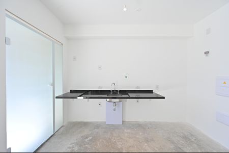 Cozinha de apartamento para alugar com 1 quarto, 54m² em Vila Clementino, São Paulo