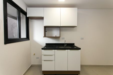 Cozinha de kitnet/studio para alugar com 1 quarto, 26m² em Cidade Mãe do Céu, São Paulo