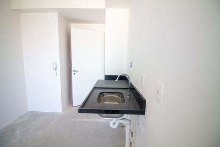 Cozinha de kitnet/studio à venda com 1 quarto, 26m² em Cidade Monções, São Paulo