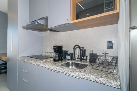 Studio para alugar com 24m², 1 quarto e sem vaga Studio para alugar com 24m², 1 quarto e sem vagaCozinha