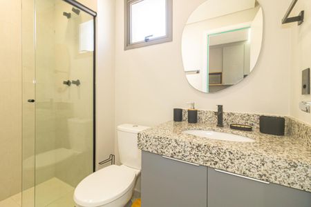 Studio para alugar com 24m², 1 quarto e sem vaga Studio para alugar com 24m², 1 quarto e sem vagaBanheiro