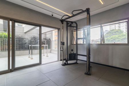 Studio para alugar com 24m², 1 quarto e sem vaga Studio para alugar com 24m², 1 quarto e sem vagaÁrea comum - Academia