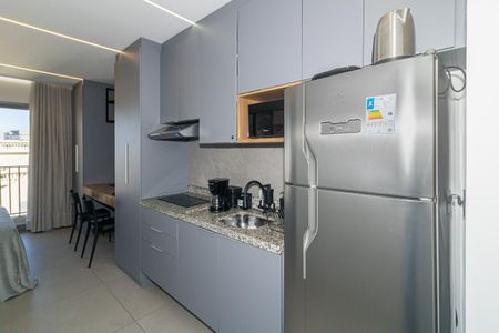 Studio para alugar com 24m², 1 quarto e sem vaga Studio para alugar com 24m², 1 quarto e sem vagaCozinha