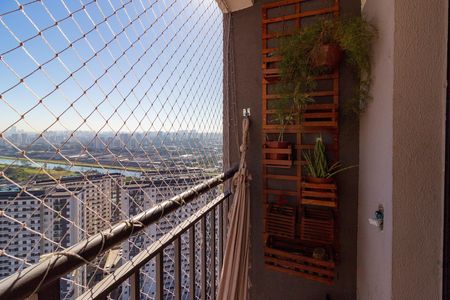 Varanda da Sala de apartamento à venda com 2 quartos, 40m² em Socorro, São Paulo