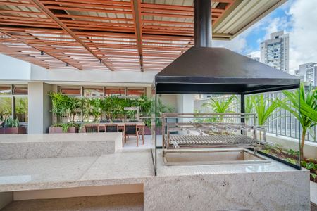Área comum - Churrasqueira de kitnet/studio para alugar com 1 quarto, 25m² em Butantã, São Paulo