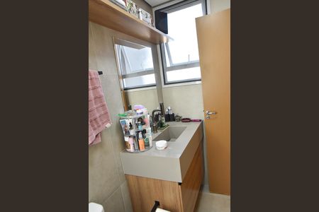 Banheiro da Suíte de apartamento à venda com 3 quartos, 101m² em Horto Florestal, Jundiaí