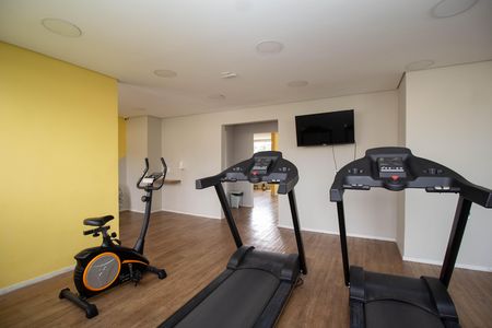 Apartamento para alugar com 34m², 2 quartos e sem vaga Apartamento para alugar com 34m², 2 quartos e sem vagaÁrea comum - Academia