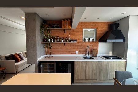Cozinha de apartamento à venda com 2 quartos, 73m² em Vila Eldizia, Santo André