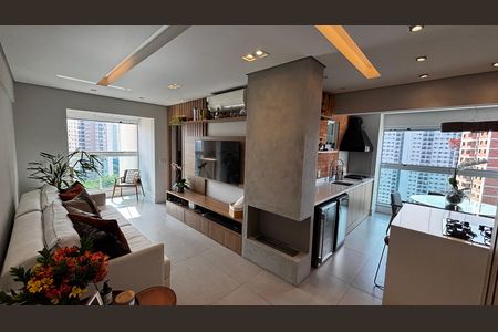 Sala - Sala de Jantar de apartamento à venda com 2 quartos, 73m² em Vila Eldizia, Santo André