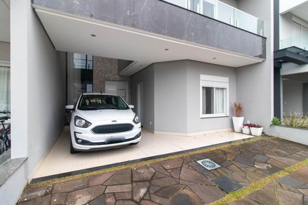 Fachada de casa de condomínio à venda com 4 quartos, 200m² em Aberta dos Morros, Porto Alegre