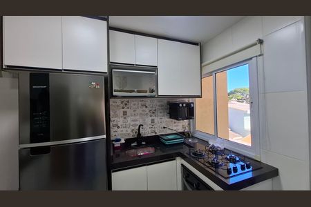 Cozinha de apartamento à venda com 2 quartos, 78m² em Vila Marina, Santo André