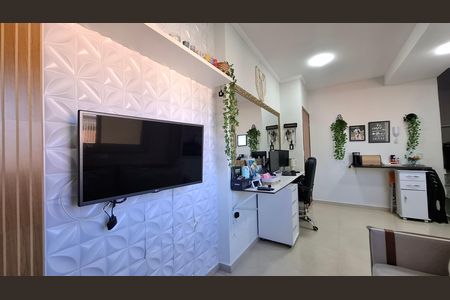 Sala de apartamento à venda com 2 quartos, 78m² em Vila Marina, Santo André