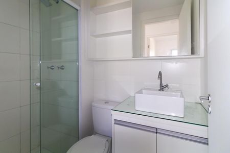 Apartamento para alugar com 39m², 2 quartos e sem vaga Apartamento para alugar com 39m², 2 quartos e sem vagaBanheiro