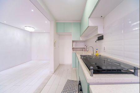 Cozinha de apartamento para alugar com 2 quartos, 52m² em Utinga, Santo André