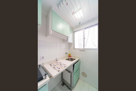 Área de Serviço de apartamento para alugar com 2 quartos, 52m² em Utinga, Santo André