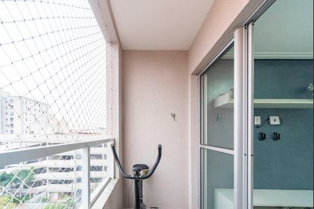 Varanda da Sala de apartamento para alugar com 2 quartos, 52m² em Utinga, Santo André