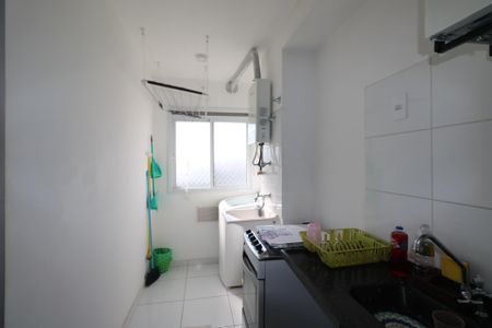 Cozinha de apartamento para alugar com 2 quartos, 46m² em Campanário, Diadema