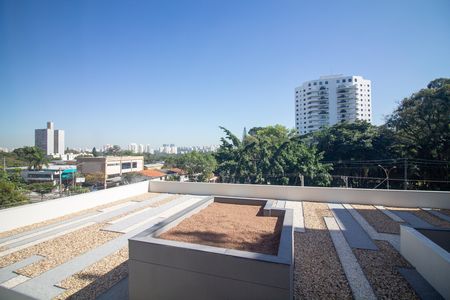 Terraço - Vista de kitnet/studio para alugar com 1 quarto, 24m² em Santo Amaro, São Paulo