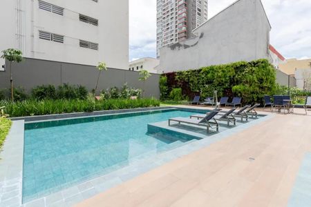 Área comum - Piscina de kitnet/studio para alugar com 1 quarto, 24m² em Santo Amaro, São Paulo