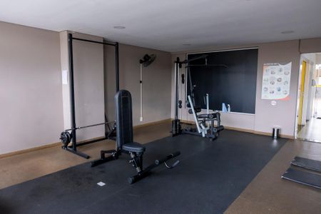 Apartamento para alugar com 38m², 1 quarto e 1 vaga Apartamento para alugar com 38m², 1 quarto e 1 vagaÁrea comum - Academia