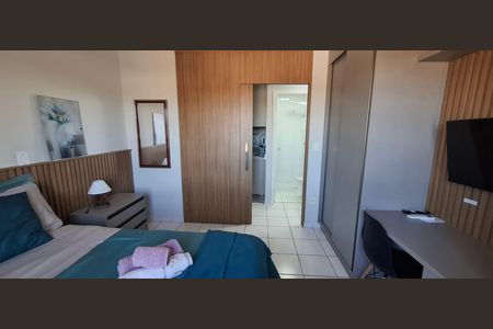 Studio para alugar com 22m², 1 quarto e 1 vaga Studio para alugar com 22m², 1 quarto e 1 vagaQuarto
