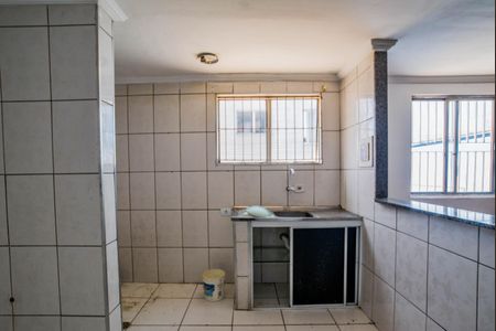 Cozinha e Área de Serviço de apartamento para alugar com 2 quartos, 50m² em Conjunto Residencial Planeta, Santo André