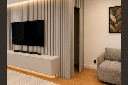 Sala de casa de condomínio para alugar com 3 quartos, 155m² em Alphaville, Santana de Parnaíba
