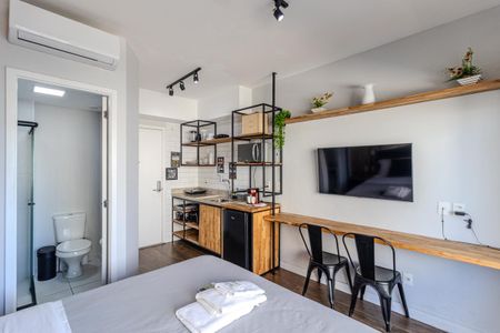 Studio para alugar com 20m², 1 quarto e 1 vaga Studio para alugar com 20m², 1 quarto e 1 vagaStudio