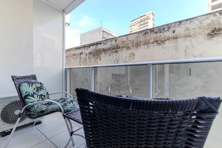 Varanda de kitnet/studio para alugar com 1 quarto, 22m² em Centro Histórico de São Paulo, São Paulo