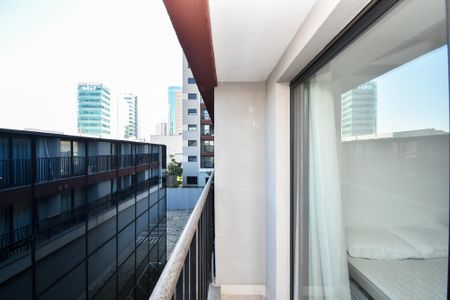 Studio para alugar com 24m², 1 quarto e sem vaga Studio para alugar com 24m², 1 quarto e sem vagavaranda quarto