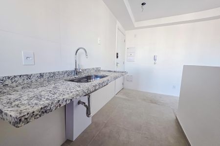 Cozinha de apartamento à venda com 2 quartos, 59m² em Jardim, Santo André
