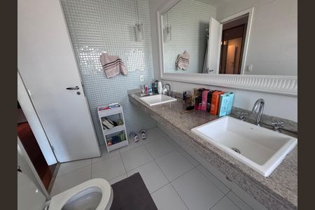 Banheiro do Quarto 4 de apartamento para alugar com 4 quartos, 206m² em Barra da Tijuca, Rio de Janeiro