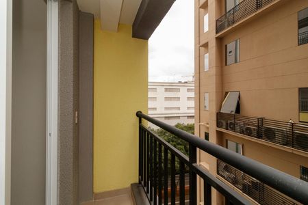 Varanda da Sala de apartamento para alugar com 1 quarto, 28m² em Vila Gustavo, São Paulo