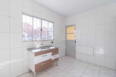 Cozinha de casa para alugar com 1 quarto, 45m² em Jardim Gonzaga, São Paulo