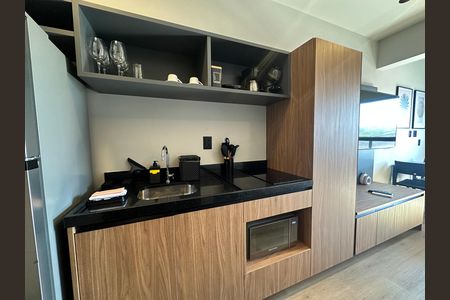 Cozinha de apartamento à venda com 1 quarto, 25m² em Melville Empresarial Ii, Barueri
