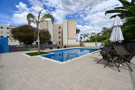 Área comum - Piscina de apartamento à venda com 2 quartos, 47m² em Praia, Contagem