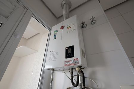 Área de Serviço de apartamento à venda com 2 quartos, 57m² em Vila Homero Thon, Santo André