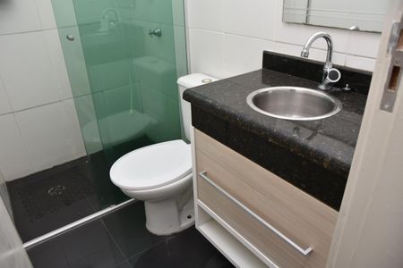 Banheiro Social de apartamento para alugar com 2 quartos, 57m² em Ponte Sao Joao, Jundiaí