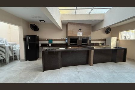 Área comum - Churrasqueira de apartamento para alugar com 3 quartos, 95m² em Tortuga, Guarujá