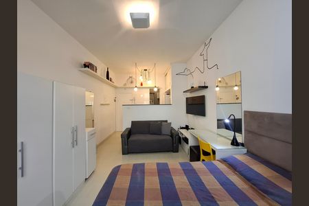 Sala/Quarto  de apartamento para alugar com 1 quarto, 29m² em Botafogo, Rio de Janeiro