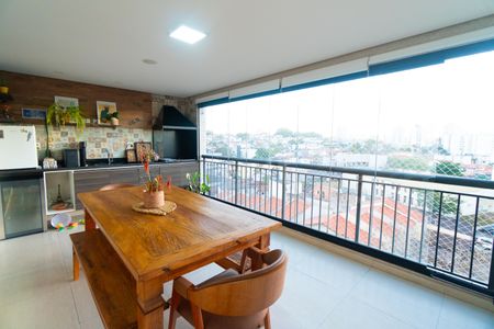 Sacada da Sala de apartamento à venda com 4 quartos, 127m² em Vila Guarani (zona Sul), São Paulo