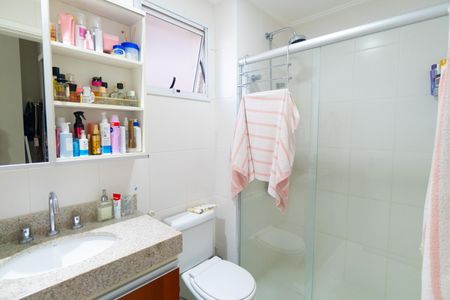 Banheiro da Suíte de apartamento à venda com 4 quartos, 127m² em Vila Guarani (zona Sul), São Paulo