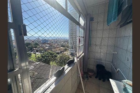Área de Serviço de apartamento para alugar com 2 quartos, 60m² em Centro, São Vicente